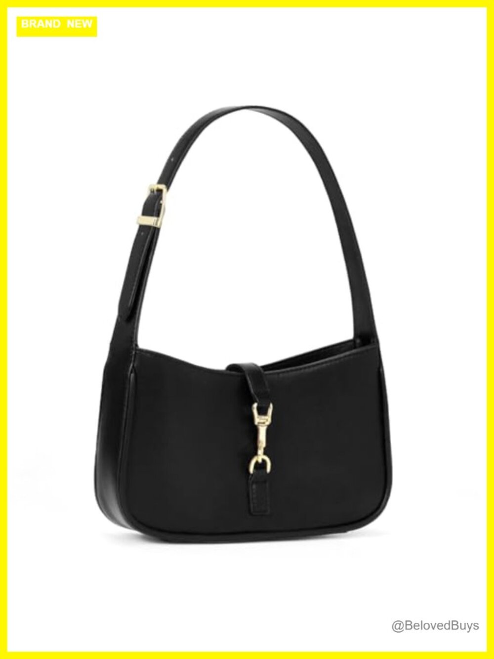 Women's Faux Leather Shoulder Bag Small Hobo Purse Vegan Leather Handbag